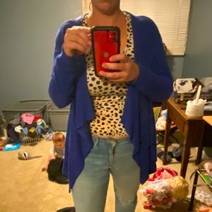 Juicy Couture soft blue cardigan